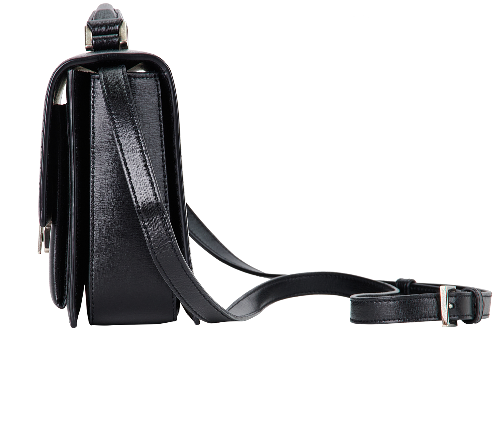 Bellechasse, &pound;595, Handbags, Black, Leather, Bottom view